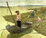 Pierre Puvis de Chavannes den fattige fiskaren USA oil painting artist